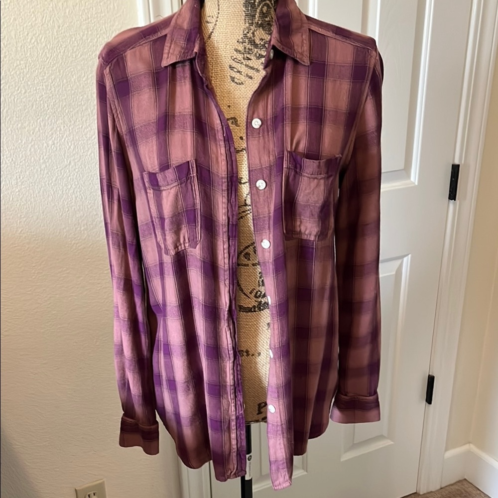 Purple Plaid flanel